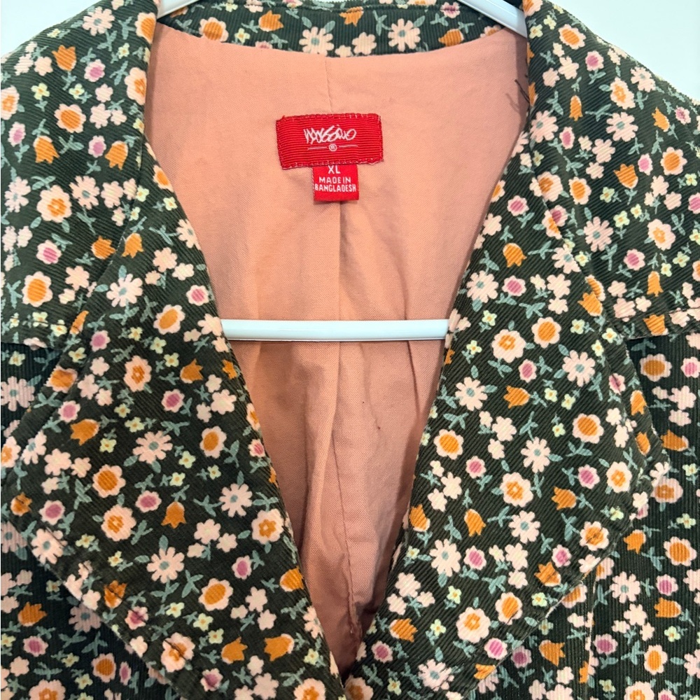 Mossimo Women’s Floral Print Blazer, XL, EUC - Picture 3 of 11